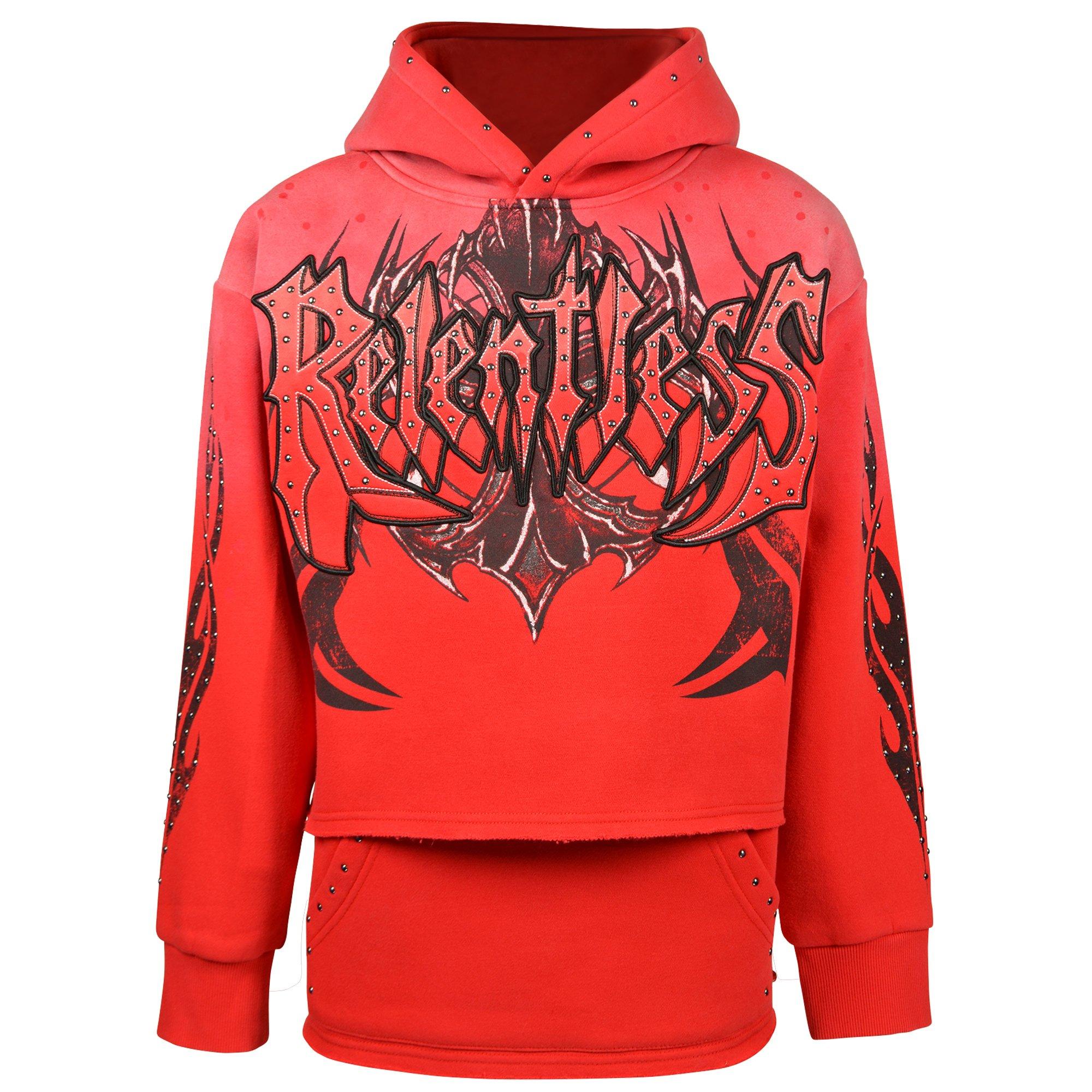 HO26 RELENTLESS 2FER HOODIE - RED